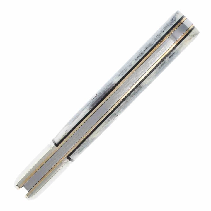 Couteau Rough Ryder Easy Open Blk Appaloosa Lame Acier 440 Manche Os Slip Joint RR2486 - Livraison Gratuite