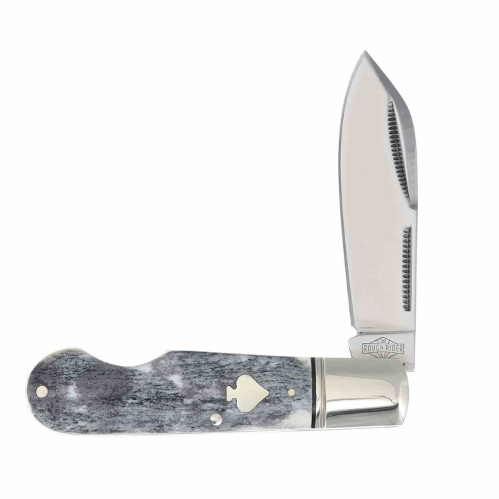 Couteau Rough Ryder Easy Open Blk Appaloosa Lame Acier 440 Manche Os Slip Joint RR2486 - Livraison Gratuite