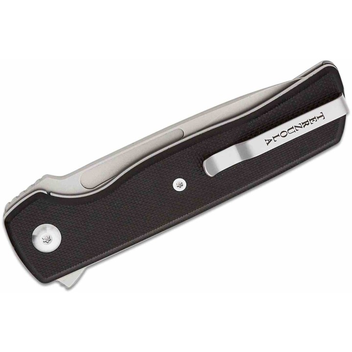 Couteau Terzuola Tactical ATCF Lite Black Manche G-10 Lame Acier Nitro-V SW Linerlock Clip FF010BS - Livraison Gratuite