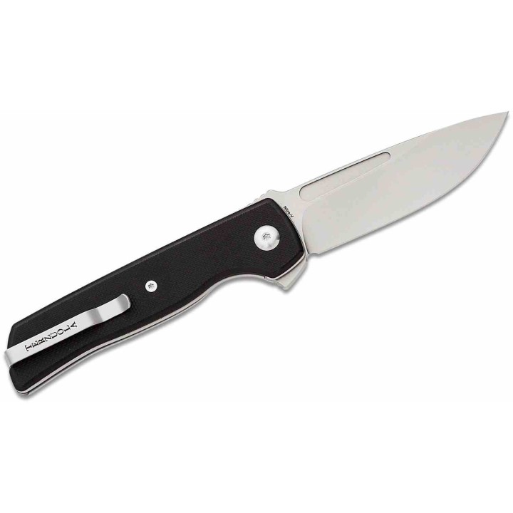 Couteau Terzuola Tactical ATCF Lite Black Manche G-10 Lame Acier Nitro-V SW Linerlock Clip FF010BS - Livraison Gratuite