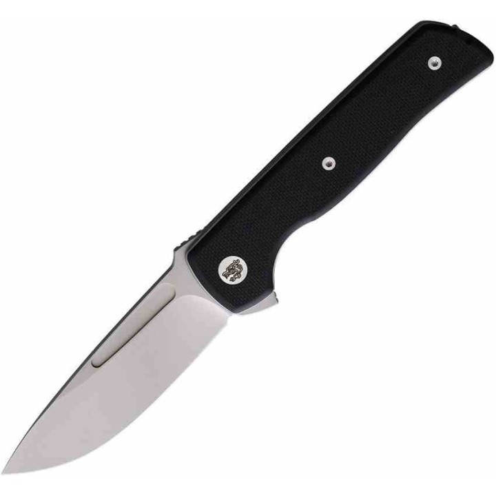 Couteau Terzuola Tactical ATCF Lite Black Manche G-10 Lame Acier Nitro-V SW Linerlock Clip FF010BS - Livraison Gratuite