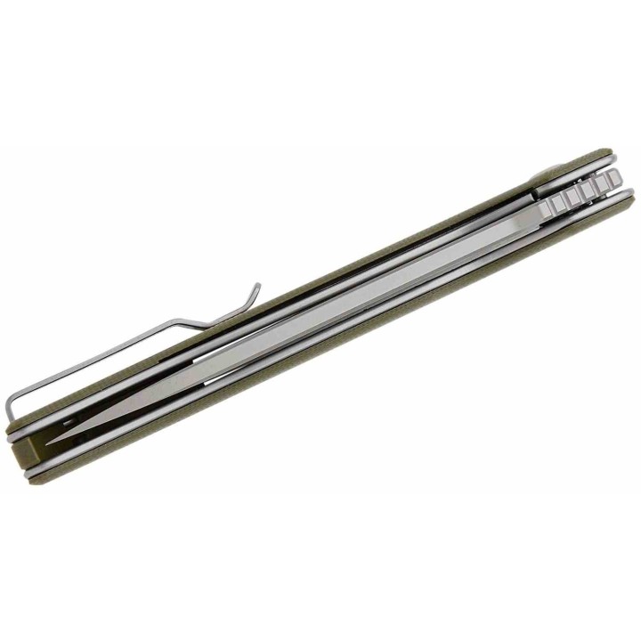 Couteau Terzuola Tactical ATCF Lite Green Manche G-10 Lame Acier Nitro-V SW Linerlock Clip  FF010GS - Livraison Gratuite