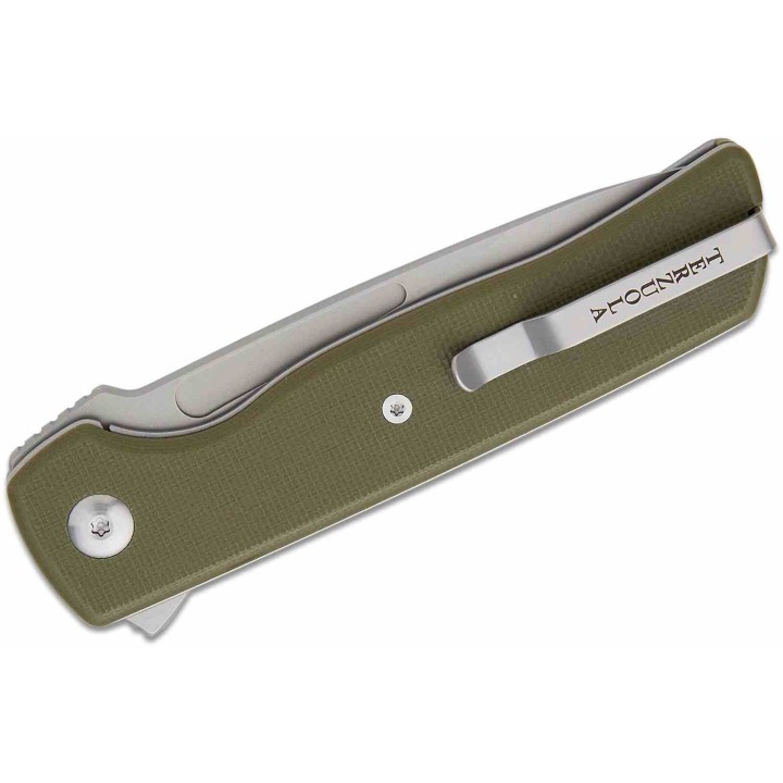 Couteau Terzuola Tactical ATCF Lite Green Manche G-10 Lame Acier Nitro-V SW Linerlock Clip  FF010GS - Livraison Gratuite