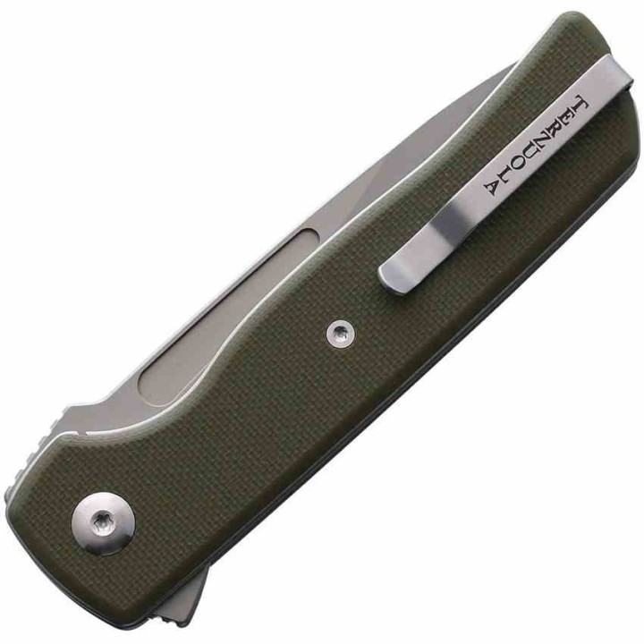 Couteau Terzuola Tactical ATCF Lite Green Manche G-10 Lame Acier Nitro-V SW Linerlock Clip  FF010GS - Livraison Gratuite