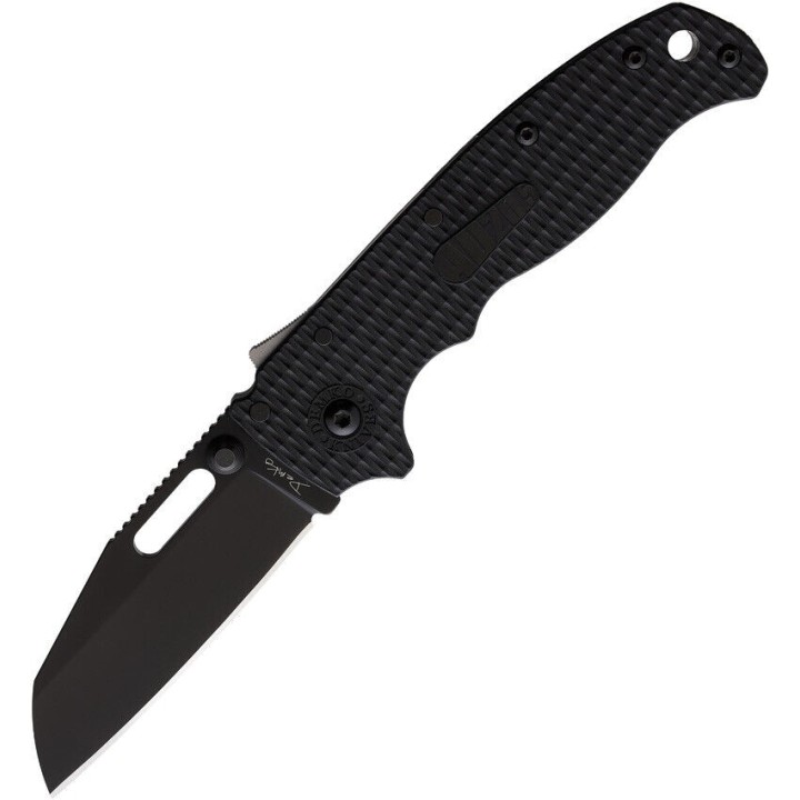 Couteau Demko AD20.5 Shark Lock Black Manche Grivory Lame Acier AUS-10 Blk IKBS Clip DEMAD205F22B - Livraison Gratuite