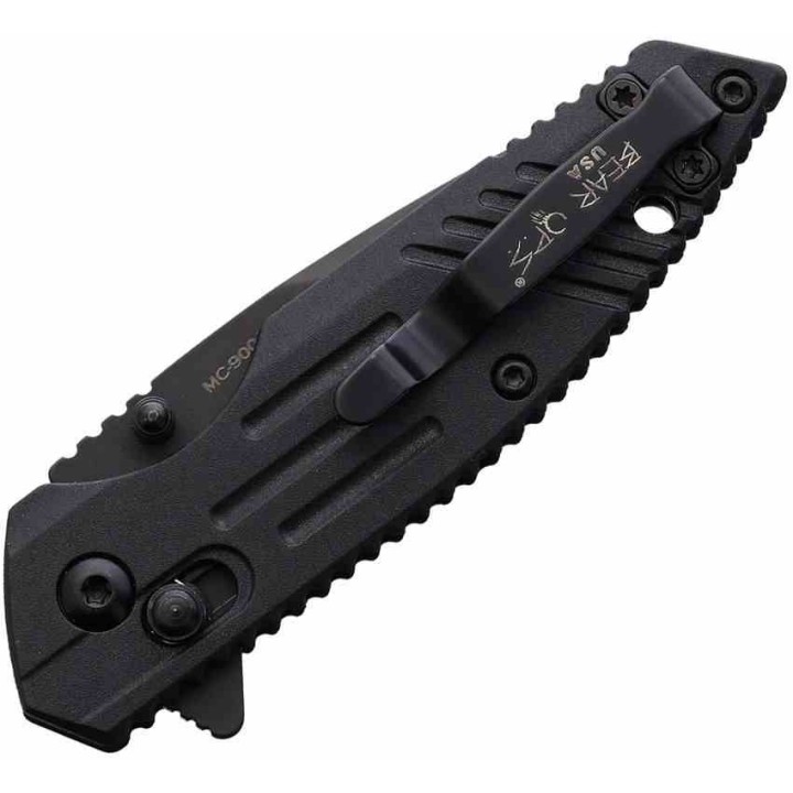 Couteau Bear OPS Mini Rancor IX Lame Acier D2 Plain Edge Manche Black Zytel Crossbar Lock USA BCMC900B7B - Livraison Gratuite
