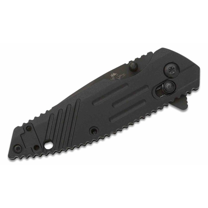 Couteau Bear OPS Mini Rancor IX Lame Acier D2 Serrated Manche Black Zytel USA BCMC900B7BSR - Livraison Gratuite