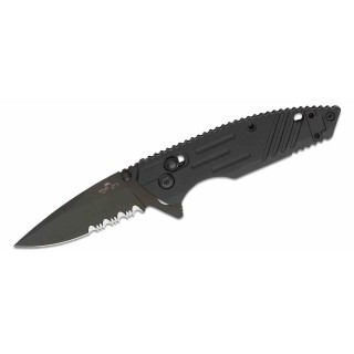 Couteau Bear OPS Mini Rancor IX Lame Acier D2 Serrated Manche Black Zytel USA BCMC900B7BSR - Livraison Gratuite