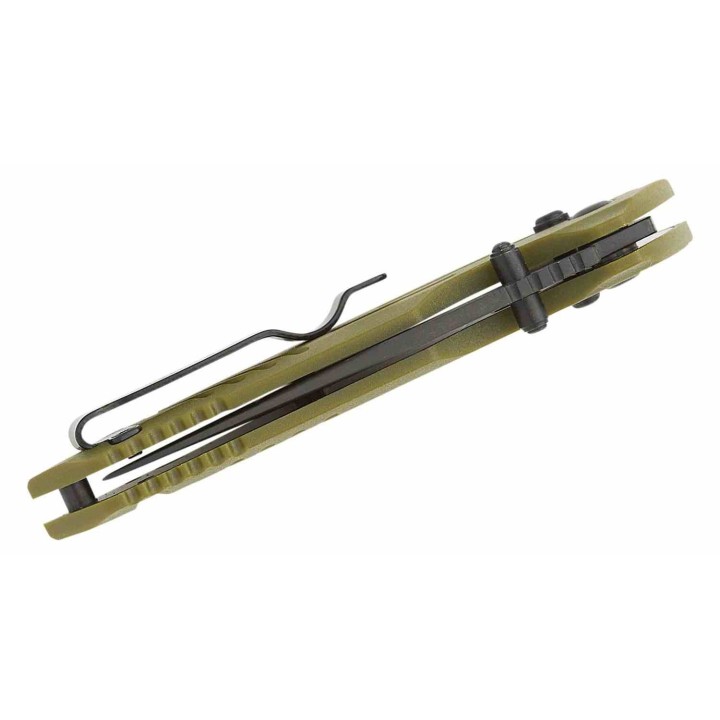Couteau Bear OPS Mini Rancor IX Lame Acier D2 Black Serrated Manche OD Green Zytel USA BCMC900OD7BSR - Livraison Gratuite