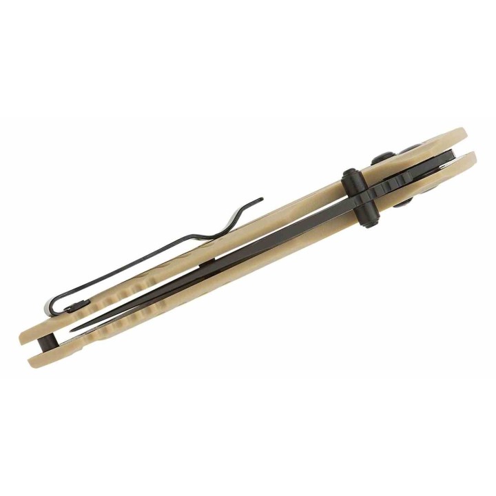 Couteau Bear OPS Rancor IX Lame Acier D2 Plain Edge Manche Desert Zytel Crossbar Lock USA BCMC950DS7B - Livraison Gratuite