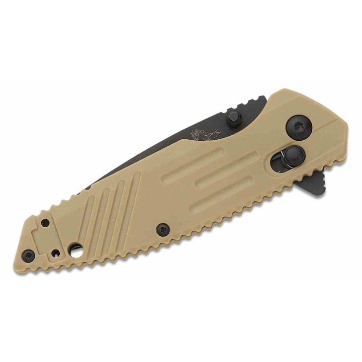 Couteau Bear OPS Rancor IX Lame Acier D2 Plain Edge Manche Desert Zytel Crossbar Lock USA BCMC950DS7B - Livraison Gratuite