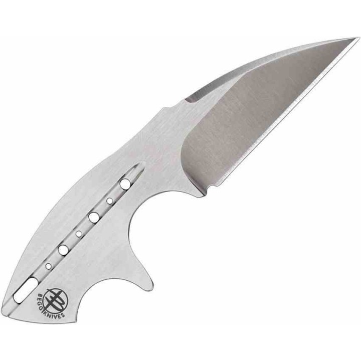 Couteau De Cou Begg Knives Tree Frog Neck Lame Acier AUS-10A Satin Wharncliffe Etui FRN BG021 - Livraison Gratuite