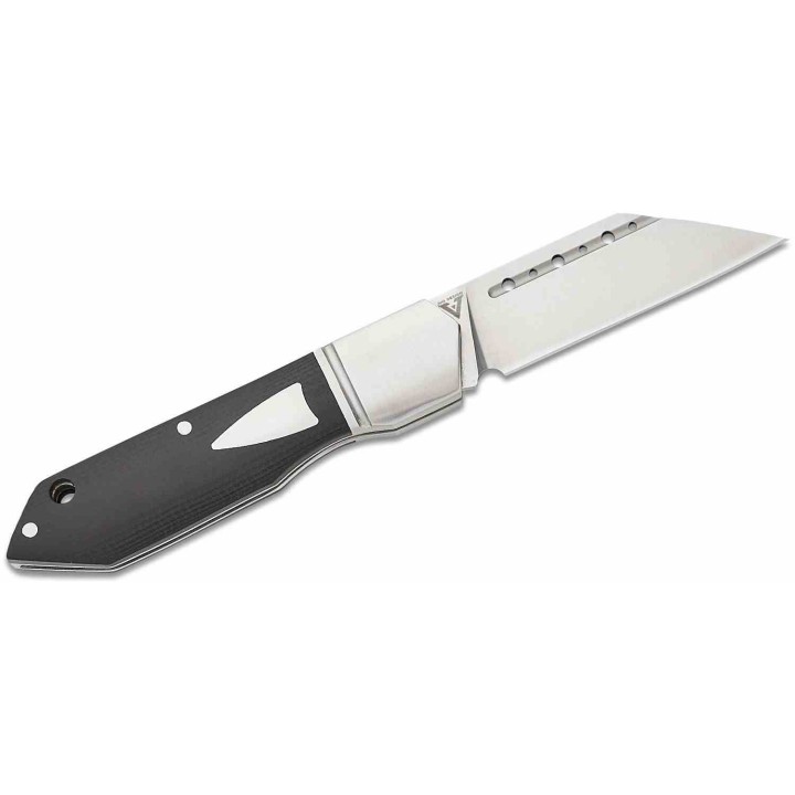 Couteau Begg Knives Traditional Large Slipjoint Lame Acier 14C28N Tanto Reverse Manche Black G10 BG036 - Livraison Gratuite