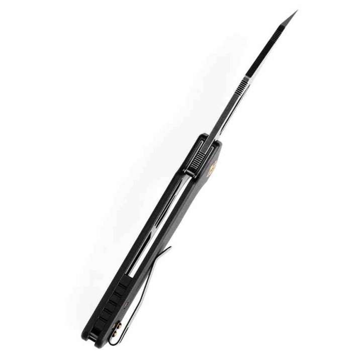 Couteau KANSEPT Egress Black Manche G10 Lame Acier 14C28N Tanto Reverse BLK Linerlock Clip KT1033A1 - Livraison Gratuite