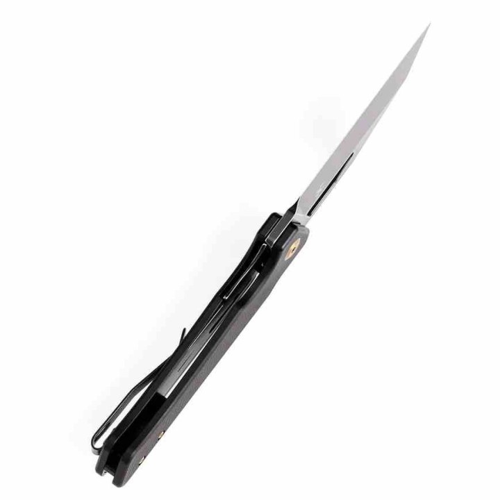 Couteau KANSEPT Egress Black Manche G10 Lame Acier 14C28N Tanto Reverse BLK Linerlock Clip KT1033A1 - Livraison Gratuite