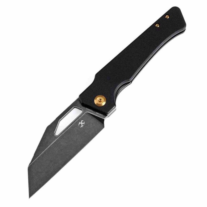 Couteau KANSEPT Egress Black Manche G10 Lame Acier 14C28N Tanto Reverse BLK Linerlock Clip KT1033A1 - Livraison Gratuite