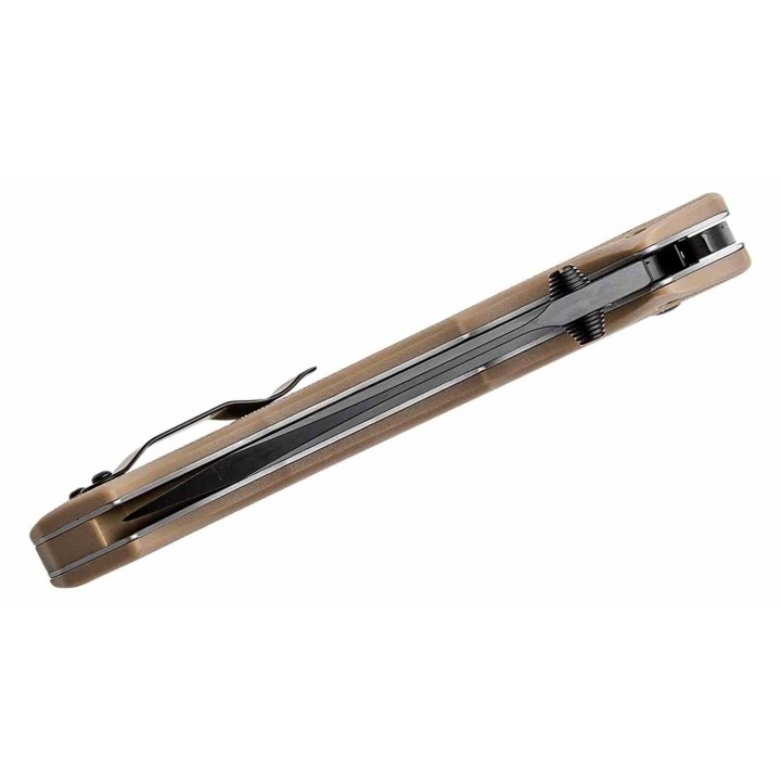 Couteau Cold Steel 4-Max Scout Desert Tan Lame Acier AUS-10A BLK Manche Griv-Ex Lockback CS62RQDTBK - Livraison Gratuite