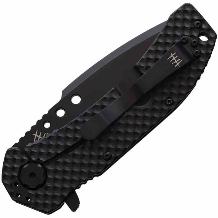 Couteau Halfbreed Blades MILSPEC Lame Acier S30VN Drop Point Combo Edge Manche G10 Framelock HBBMILF02PS - Livraison Gratuite