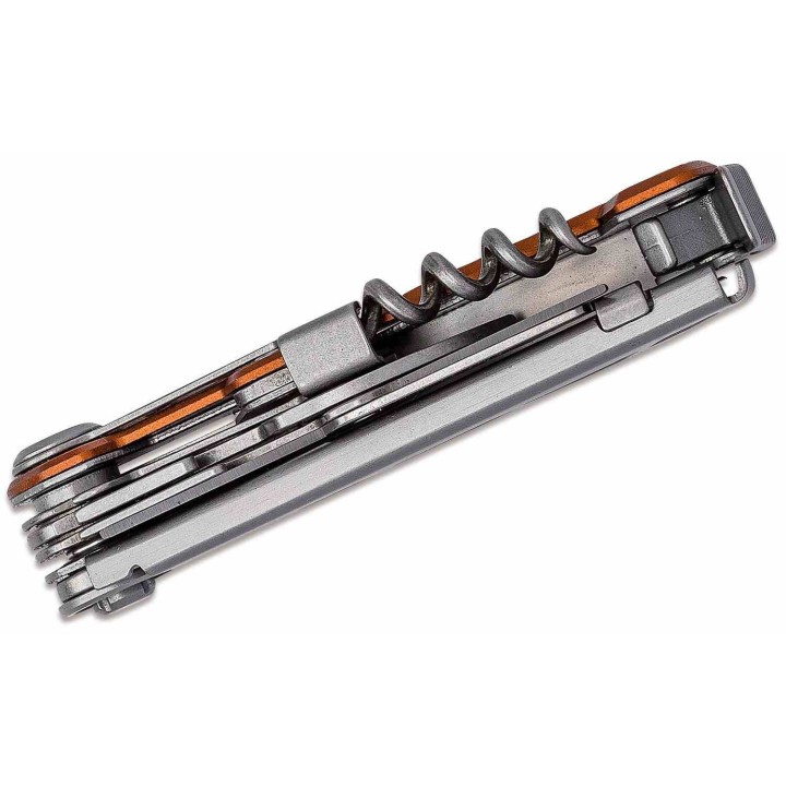 Couteau Gerber Armbar Cork Multi-Function Lame Ciseaux Tire Bouchons Manche Orange Acier G3564 - Livraison Gratuite