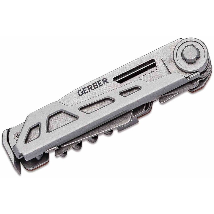 Couteau Gerber Armbar Cork Multi-Function Lame Ciseaux Tire Bouchons Manche Orange Acier G3564 - Livraison Gratuite