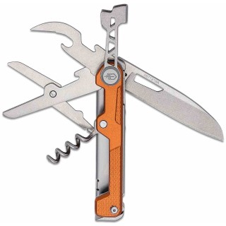 Couteau Gerber Armbar Cork Multi-Function Lame Ciseaux Tire Bouchons Manche Orange Acier G3564 - Livraison Gratuite
