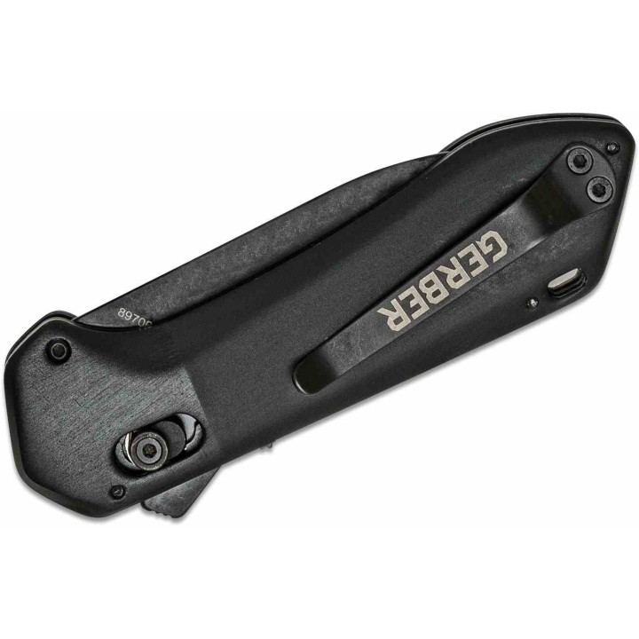 Couteau Gerber Highbrow Compact A/O Lame Acier 7Cr17MoV Serr Manche Aluminium Pivot Lock Clip G3675 - Livraison Gratuite