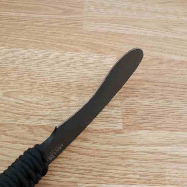 Couteau Linton Cutlery Machette Black Lame Acier Inox Manche ParaCorde Etui Nylon L101062B - Livraison Gratuite