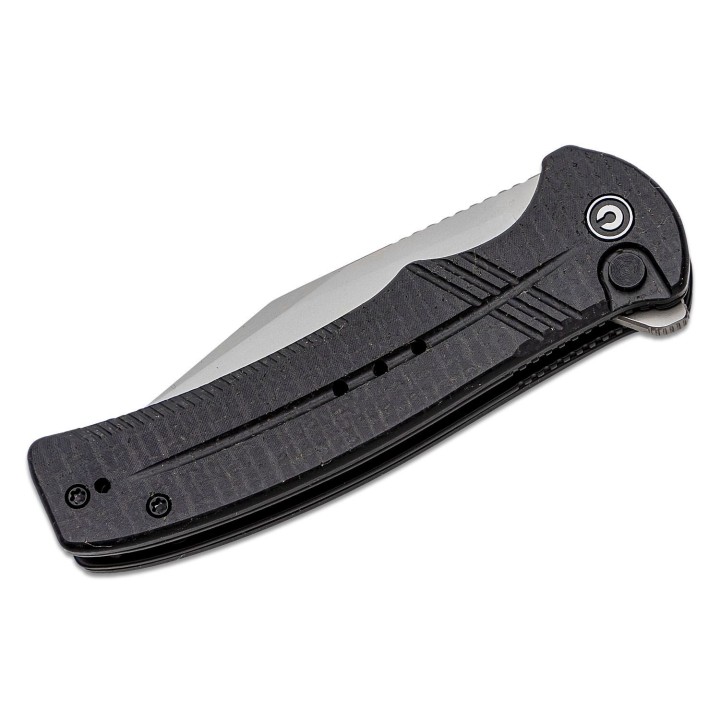 Couteau CIVIVI Cogent Coarse Button Lock Manche Micarta Lame Acier 14C28N IKBS Clip CIVC20038D7 - Livraison Gratuite