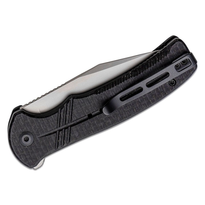 Couteau CIVIVI Cogent Coarse Button Lock Manche Micarta Lame Acier 14C28N IKBS Clip CIVC20038D7 - Livraison Gratuite