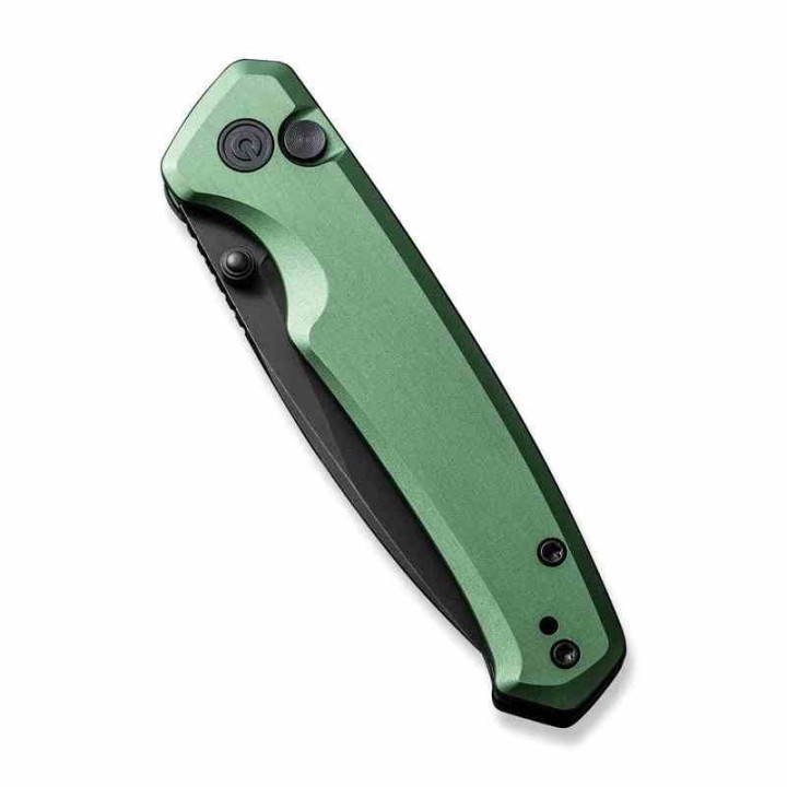 Couteau CIVIVI Altus Button Lock Green Manche Aluminum Lame Acier Nitro-V IKBS Linerlock Clip CIVC200765 - Livraison Gratuite