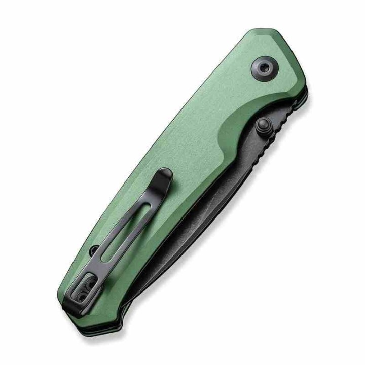 Couteau CIVIVI Altus Button Lock Green Manche Aluminum Lame Acier Nitro-V IKBS Linerlock Clip CIVC200765 - Livraison Gratuite