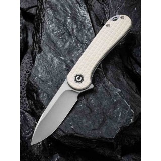 Couteau CIVIVI Elementum Ivory Lame Acier D2 Manche G10 IKBS Linerlock Clip CIVC907A3 - Livraison Gratuite