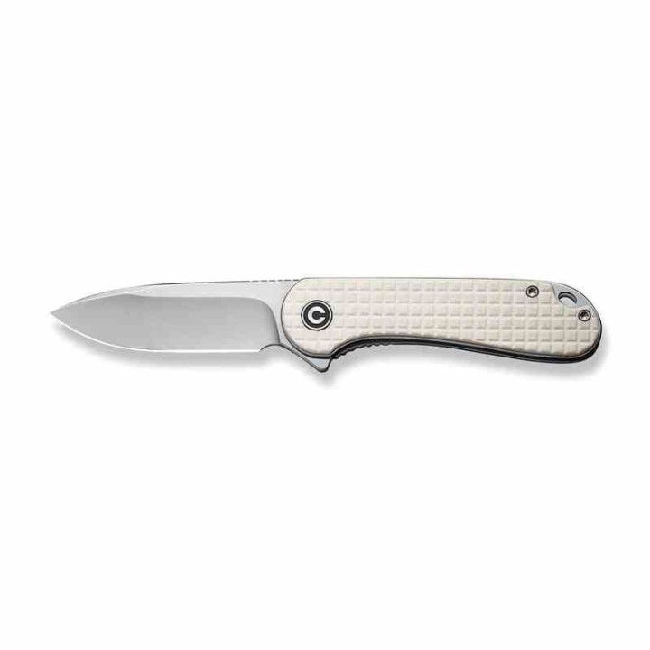Couteau CIVIVI Elementum Ivory Lame Acier D2 Manche G10 IKBS Linerlock Clip CIVC907A3 - Livraison Gratuite