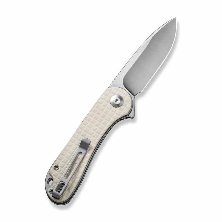 Couteau CIVIVI Elementum Ivory Lame Acier D2 Manche G10 IKBS Linerlock Clip CIVC907A3 - Livraison Gratuite