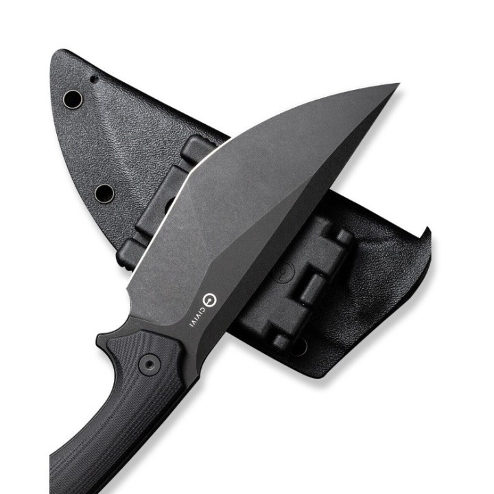 Couteau CIVIVI Concept 22 Black Lame Tanto Acier D2 Manche G10 Etui Kydex CIVC210471 - Livraison Gratuite