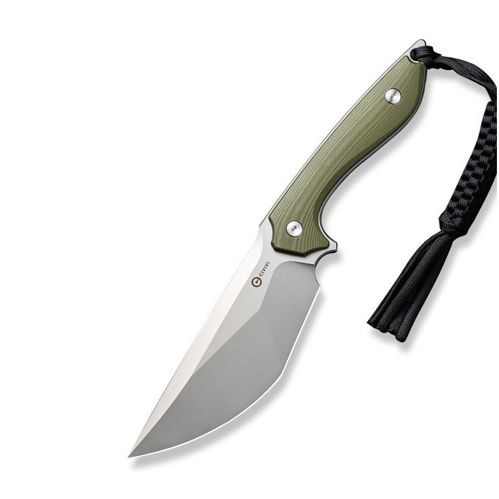 Couteau CIVIVI Concept 22 Green Lame Tanto Acier D2 Manche G10 Etui Kydex CIVC210472 - Livraison Gratuite