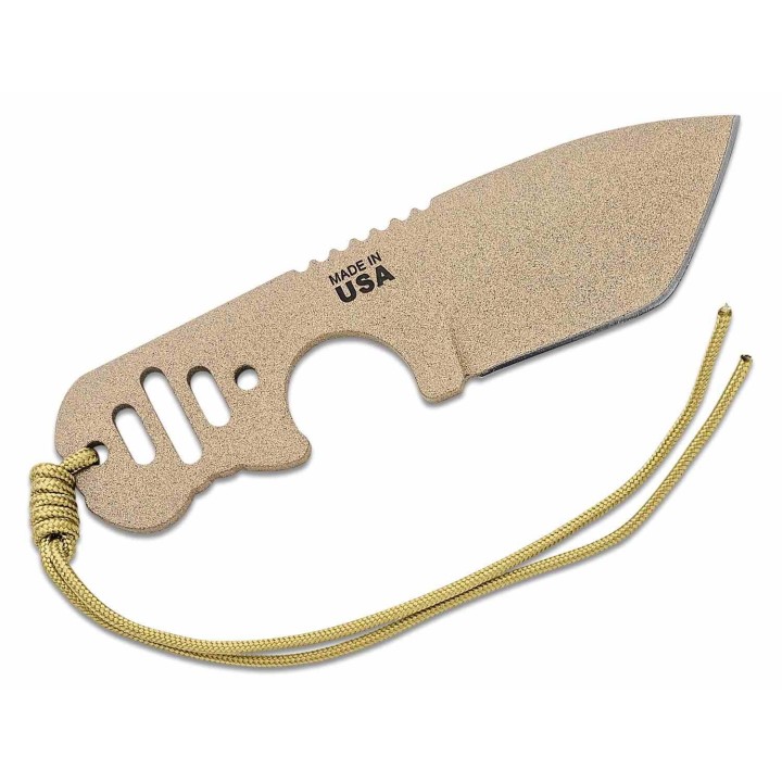 Couteau TOPS FDX 66 Lame Tanto Acier Carbone 1095 Etui Cuir Made In USA TPFDX66 - Livraison Gratuite
