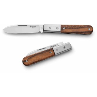 Couteau LionSteel Barlow Roundhead Santos Lame Acier M390 Manche Bois/Titane Slipjoint Italy LSTCK0111ST - Livraison Gratuite