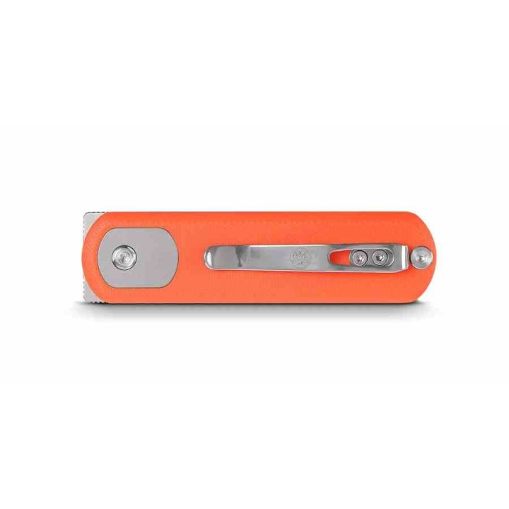 Couteau Vosteed Corgi Pup Trek Lock Orange Manche G10 Lame Acier 14C28N Satin IKBS Clip VOSA0719 - Livraison Gratuite