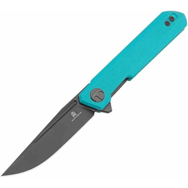 Couteau BESTECHMAN MINI DUNDEE Blue Lame Acier D2 Manche G10 Liner Lock Clip BTKMK03E - Livraison Gratuite