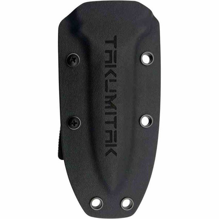 Couteau Dague Takumitak Hidden Anger Black Lame Acier D2 Double Tranchant Manche G10 Etui Kydex TKF205BK - Livraison Gratuite