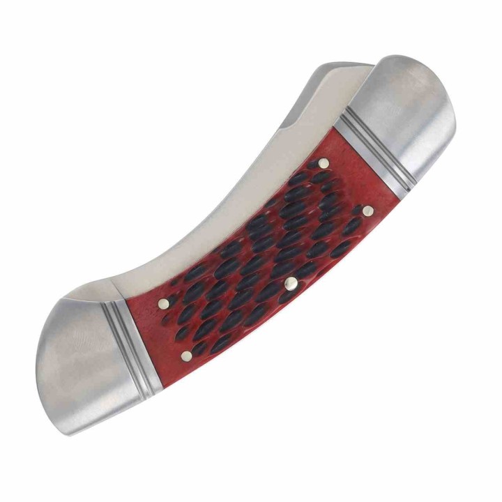 Couteau Rough Ryder Reserve Balboa Red Manche Os Lame Acier D2 Slip Joint Boite Collector RRR039 - Livraison Gratuite