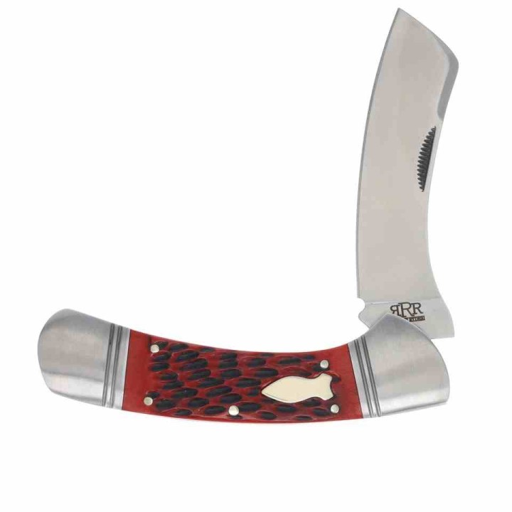Couteau Rough Ryder Reserve Balboa Red Manche Os Lame Acier D2 Slip Joint Boite Collector RRR039 - Livraison Gratuite