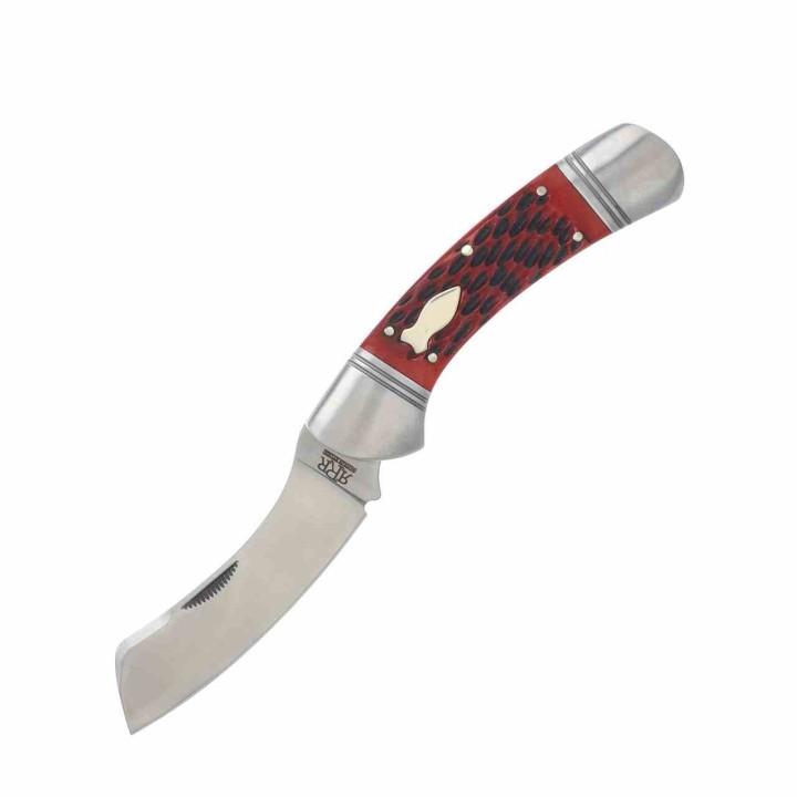 Couteau Rough Ryder Reserve Balboa Red Manche Os Lame Acier D2 Slip Joint Boite Collector RRR039 - Livraison Gratuite
