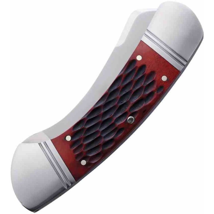 Couteau Rough Ryder Reserve Balboa Red Manche Os Lame Acier D2 Slip Joint Boite Collector RRR039 - Livraison Gratuite
