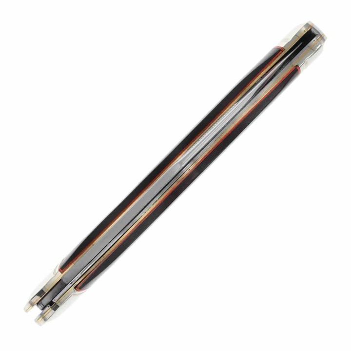 Couteau Rough Ryder Desert Fox Lame Acier 440 Manche Black/Orange G10 RR2307 - Livraison Gratuite