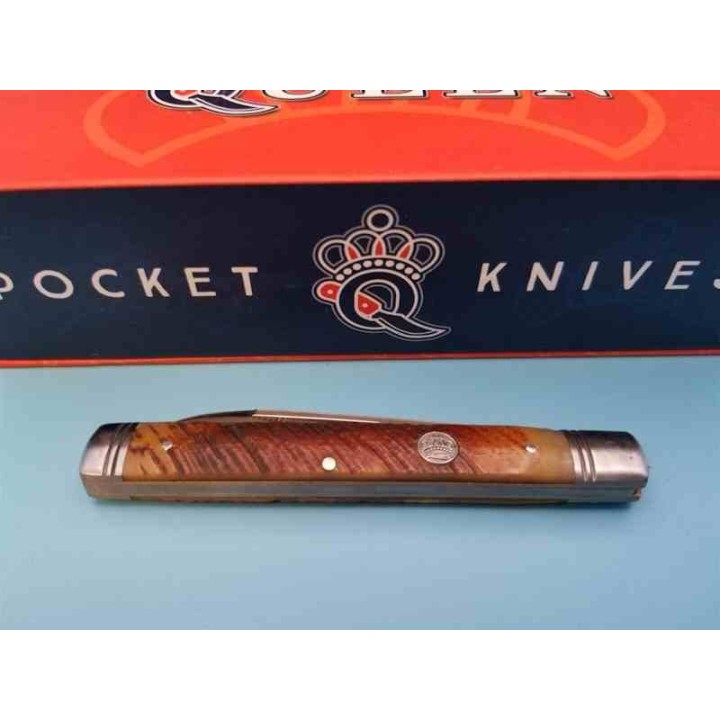 Couteau Queen Doctor's Knife Lame Acier Inox Manche OS Slip Joint QN016 - Livraison Gratuite