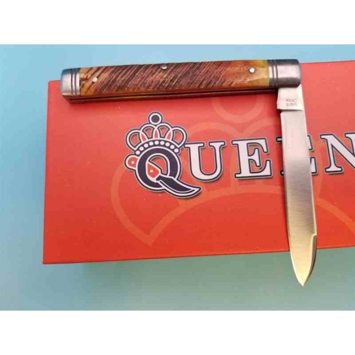 Couteau Queen Doctor's Knife Lame Acier Inox Manche OS Slip Joint QN016 - Livraison Gratuite