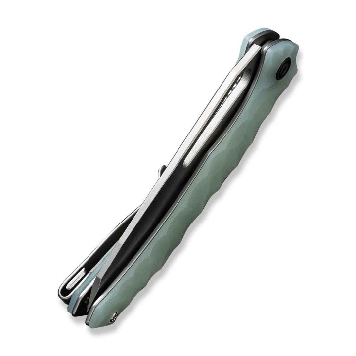 Couteau CIVIVI Spiny Dogfish Jade Lame Acier 14C28N Manche G10 IKBS Linerlock Clip CIVC220062 - Livraison Gratuite