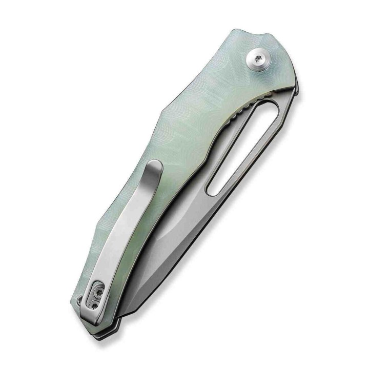 Couteau CIVIVI Spiny Dogfish Jade Lame Acier 14C28N Manche G10 IKBS Linerlock Clip CIVC220062 - Livraison Gratuite